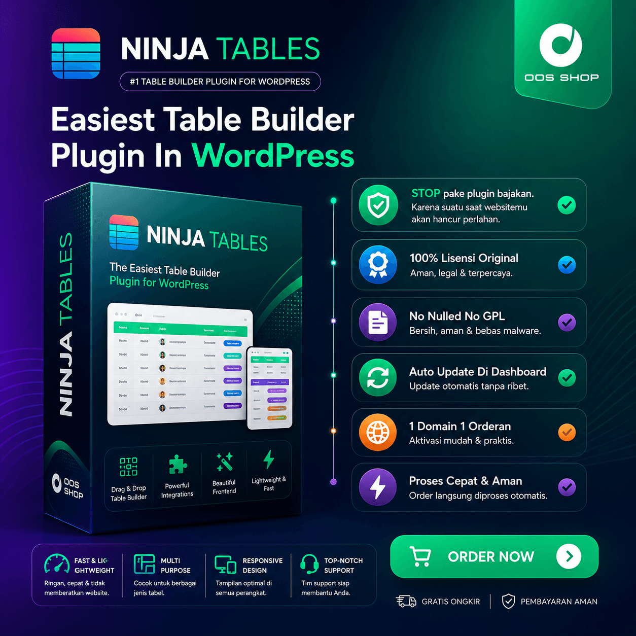 Ninja Tables Pro